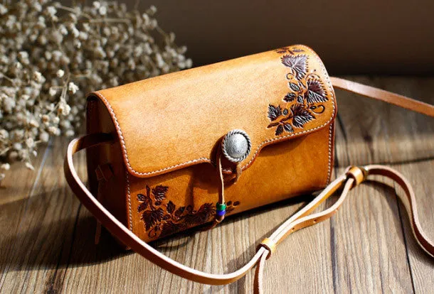 Outdoor Comfort Handmade Leather bag for women leather shoulder bag crossbody bag