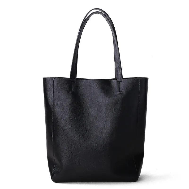 Handmade Leather Handbag Tote Bag Shopper Bags Shoulder Bags Purse For Women Classic Aesthetic