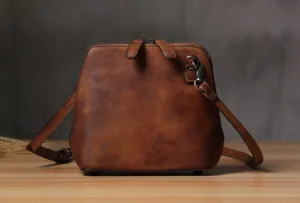 Handmade Leather phone purse shoulder bag for women leather crossbody bag Outdoor Gear Crossbody Option