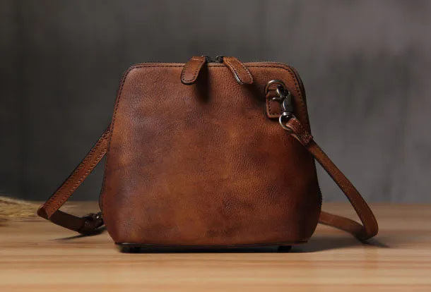 Handmade Leather phone purse shoulder bag for women leather crossbody bag Outdoor Gear Crossbody Option