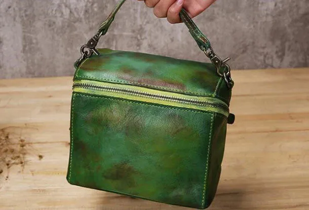 Handmade Leather purse shoulder bag for women leather crossbody bag Lightweight Carry