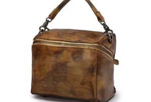 Handmade Leather purse shoulder bag for women leather crossbody bag Business casual