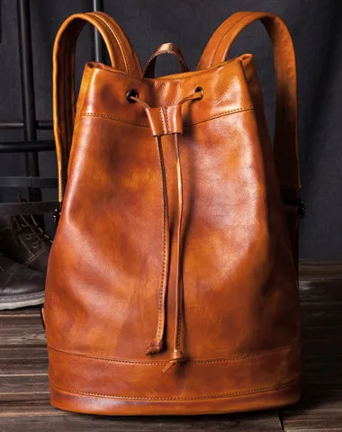 Modern Appeal Handmade Leather satchel bag backpack women bag men shoulder bag brown