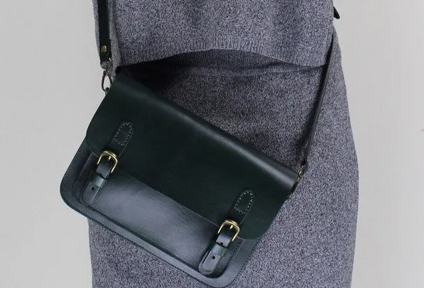 Designer Look Soft Design Handmade Leather satchel bag shoulder bag black brown for women leather crossbody bag