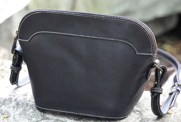 Handmade purse leather small crossbody bag purse shoulder bag for women Easy Carry Handle