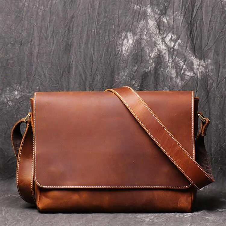Trendy Accessory Handmade Retro Cowhide Leather shoulder bag, Doctor's -Lawyer's Bag, Personalised Leather shoulder bag, Handmade Briefcase for Men