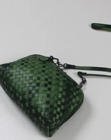 Handmade sheepskin Leather braided bag shoulder bag for women leather crossbody bag Elegant Finish Sophisticated Design