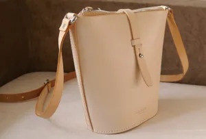 Handmade vintage busket rustic leather crossbody Shoulder Bag for girl women lady Timeless Handbag Crossbody Option