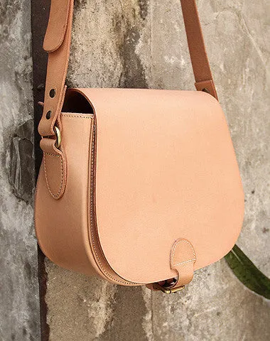 Handmade vintage womens leather messenger crossbody Shoulder Bag for women Customizable style