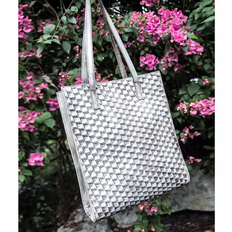 Trendy Design Handmade vintage womens leather tote bags shoulder bag for women