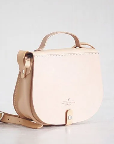 Functional Tote Handmade Womens Leather Saddle Shoulder Bag Purse Crossbody Bag for Women