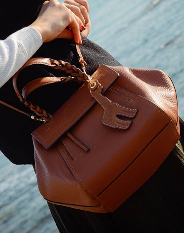 Handmade Genuine Leather Handbag Crossbody Bag Shoulder Bag Purse For Women Timeless Lifestyle casual spirit