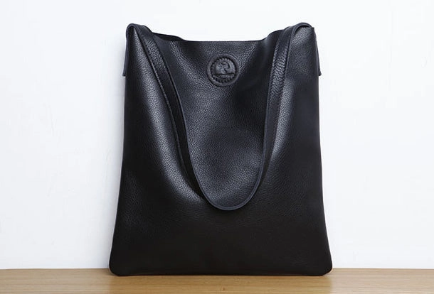 Easy Organization Handmade Genuine Leather Handbag Tote Bag Shopper Bag Shoulder Bag Purse For Women