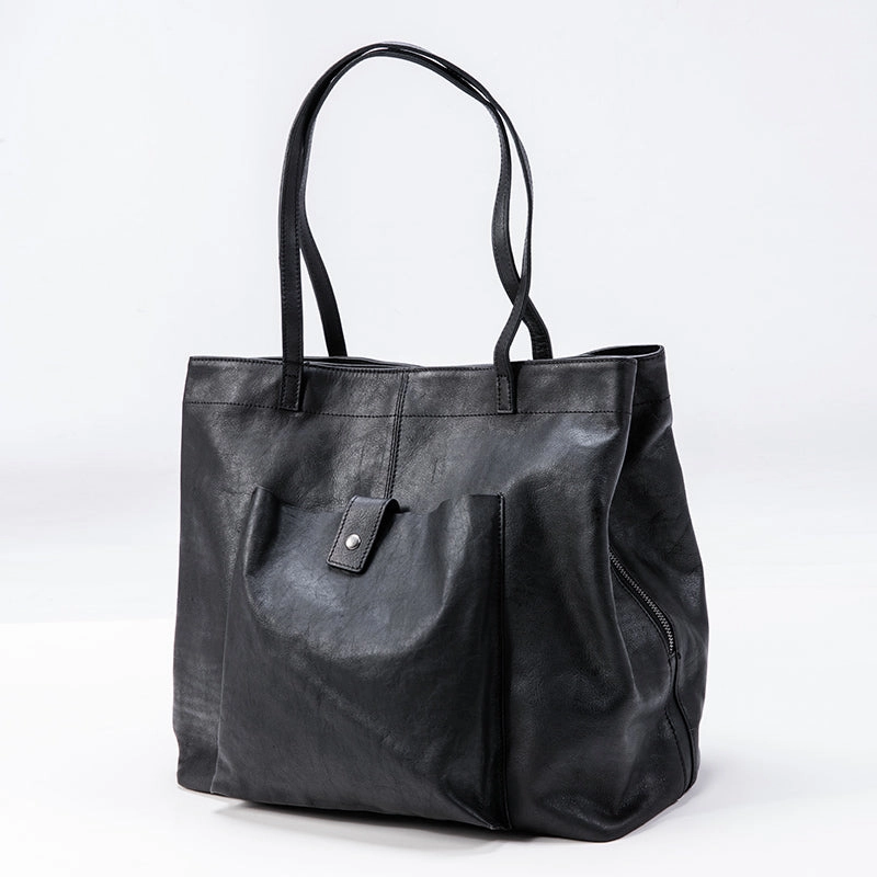 work commute Travel Fashion Handmade Genuine Leather Handbag Tote Large Shopper Bag Purse Handbag Shoulder Bag Purse For Women