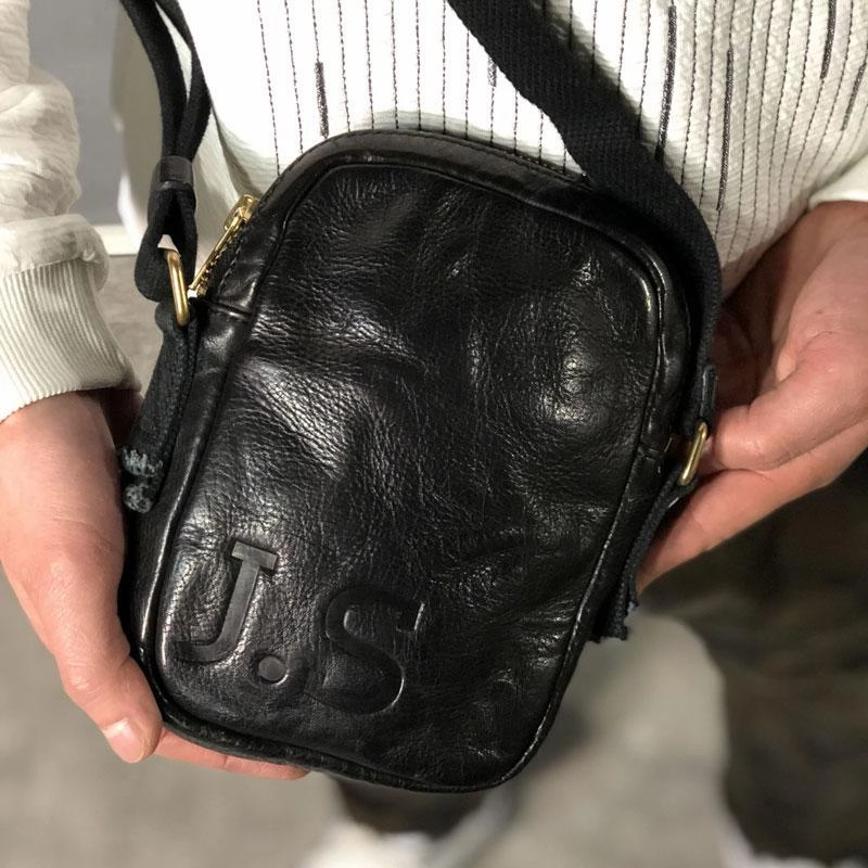 Handmade Genuine Leather Mens Cool Messenger Bag Sling Bag Chest Bag Bike Bag Cycling Bag for men Comfort Gear Work Utility