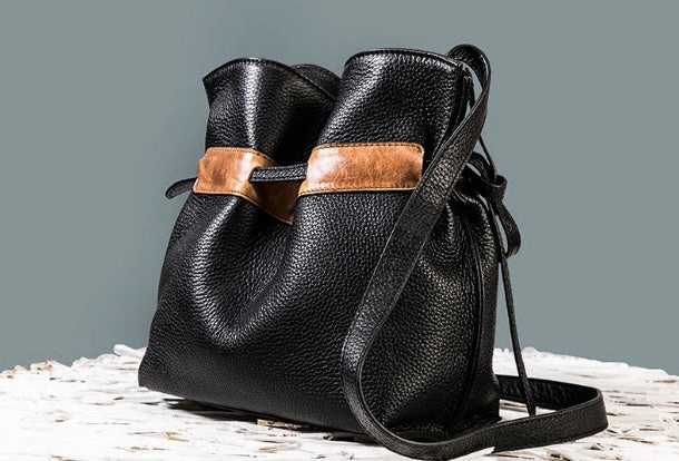 Handmade Genuine Leather Shopper Bag Bucket Bag Shoulder Bag Purse For Women Stylish Daily Everyday Fashion