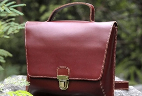 Elegant Evening Handmade handbag briefcase satchel purse leather crossbody bag shoulder bag women