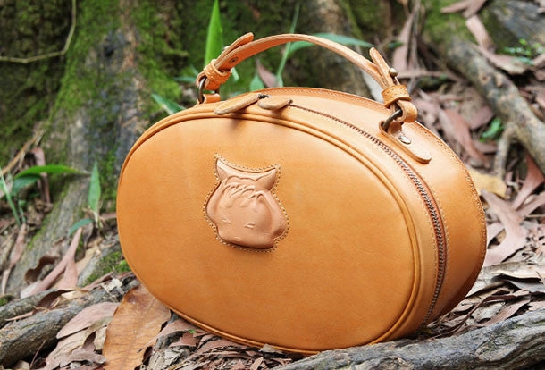 Handmade handbag oval purse leather crossbody bag purse shoulder bag for women Modern Look Smart Traveler