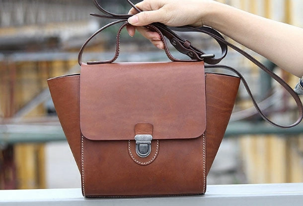 Affordable Luxury Handmade handbag purse leather crossbody bag purse shoulder bag for women