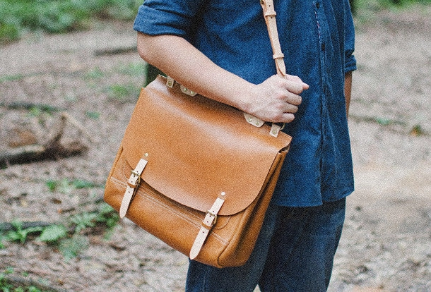Organized Storage Practical Storage Handmade Leather backpack bag shoulder bag black brown for unisex leather messenger bag