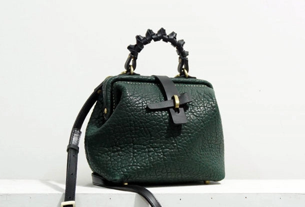 Canvas texture Festival Outfit Handmade Leather crossbodybag handbag shoulder bag for women leather bag