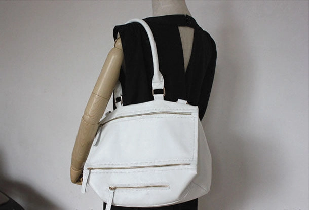 Handmade Leather Handbag Locomotive Motorcycle Models Leather Shoulder Bag For Women Casual Streetwear