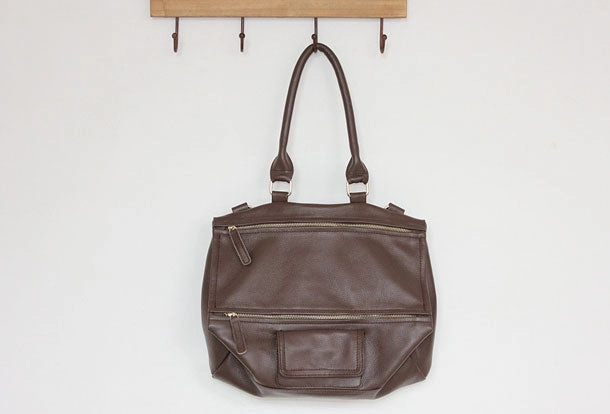 Signature Line Everyday Wear Handmade Leather Handbag Locomotive Motorcycle Models Leather Shoulder Bag For Women