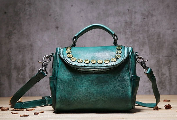 City Accessory Handmade Leather handbag phone bag purse for women leather shoulder bag crossbody bag