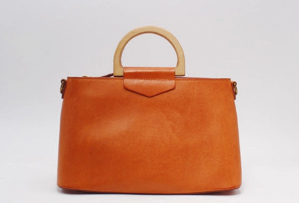 Sophisticated Feel On Trend Handmade Leather Handbag Purse Crossbody Shoulder Bag for Girl Women Lady