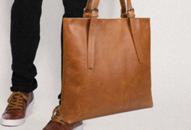 Handmade Leather handbag shoulder bag large tote for women leather shopper bag Day-to-Day Bag