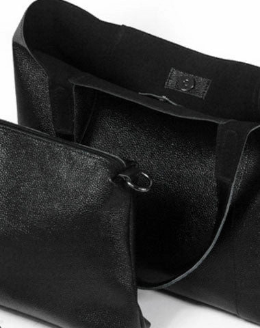 Minimal Design Handmade Leather handbag shoulder bag large tote for women leather shopper bag