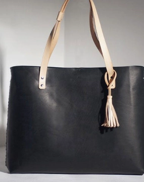 Refined Office Smart Companion Handmade Leather handbag tote purse shoulder bag for shopper bag