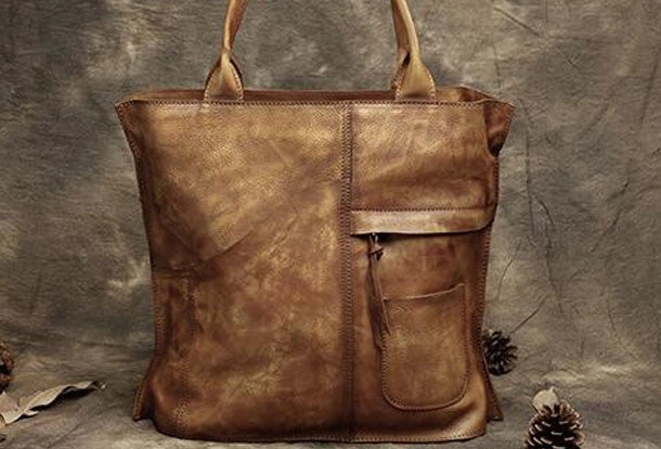 Classic Appeal Handmade Leather handbag tote purse shoulder bag for women leather shopper bag