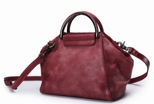 Spacious tote for shopping Versatile Style Handmade Leather handbags purses shoulder bags for women leather shopper bag