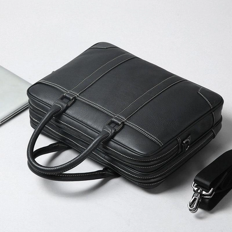 Handmade Leather Mens Cool Messenger Bag Work Bag Business Bag Briefcase Bag for men Comfort Accessory Compact Companion