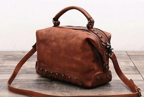 Handmade Leather phone bag handbag purse for women leather shoulder bag crossbody bag Masculine Edge