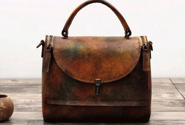 Organic Cotton Handmade Leather phone bag handbag purse for women leather shoulder bag crossbody bag