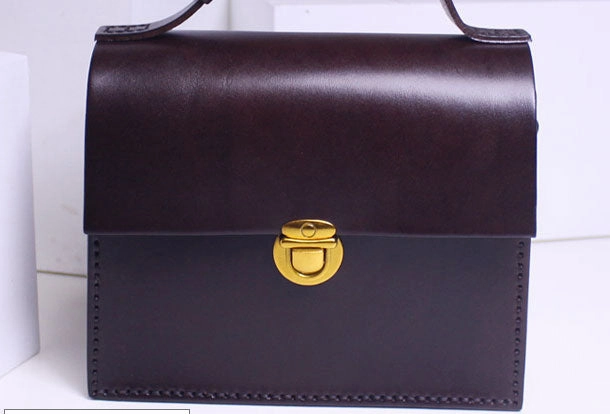 Handmade Leather phone bag handbag shoulder bag for women leather crossbody bag Refined Accent