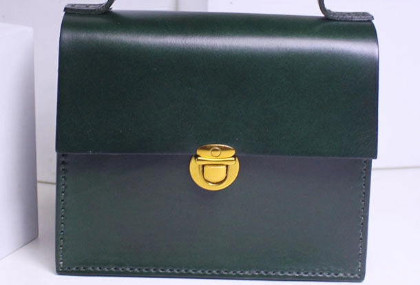 Compact Edge Handmade Leather phone bag handbag shoulder bag for women leather crossbody bag