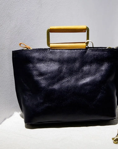 Handmade Leather tote bag for women leather shoulder bag handbag Trendy Utility