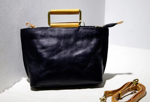 Handmade Leather tote bag for women leather shoulder bag handbag Simple Refinement Distinctive Style