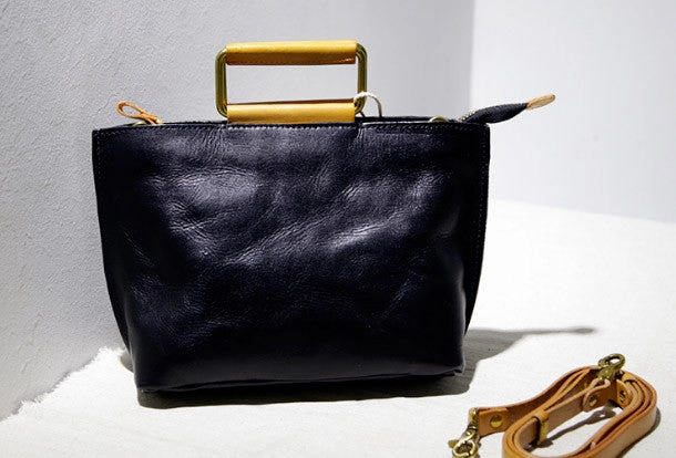 Handmade Leather tote bag for women leather shoulder bag handbag Chic Handbag Functional Trend