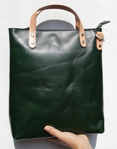 Handmade Leather tote bag shopper bag for women leather shoulder bag handbag Smart Fashion