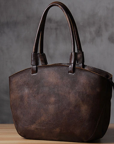 Chic Touch Minimal Carry Handmade Leather womens handbag purse shoulder bag for women