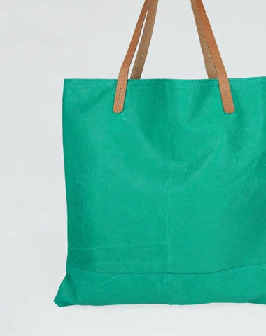 Elegant Structure Handmade modern cute leather minimalist handbag tote shopper Bag for girl women