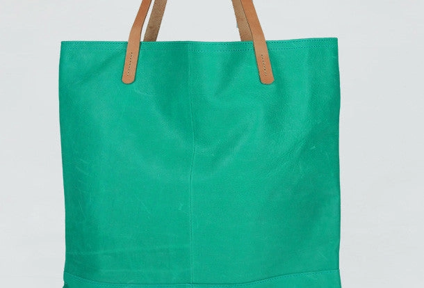 Functional Daily Mature Style Handmade modern cute leather minimalist handbag tote shopper Bag for girl women