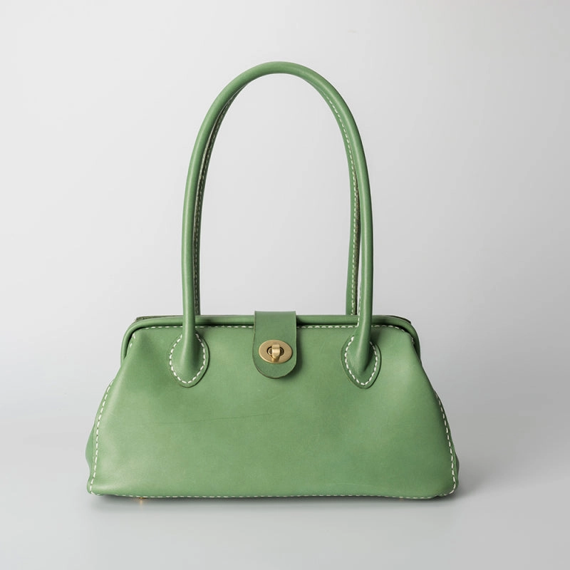 Office Outfit Handmade Womens Leather Doctor Handbag Purse Tan Shoulder Bag Doctor Bags for Women