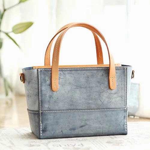Handmade Womens Leather Handbag Tote Purse Tote Cute Shopper Side Tote Bag for Men Designer weekend bag