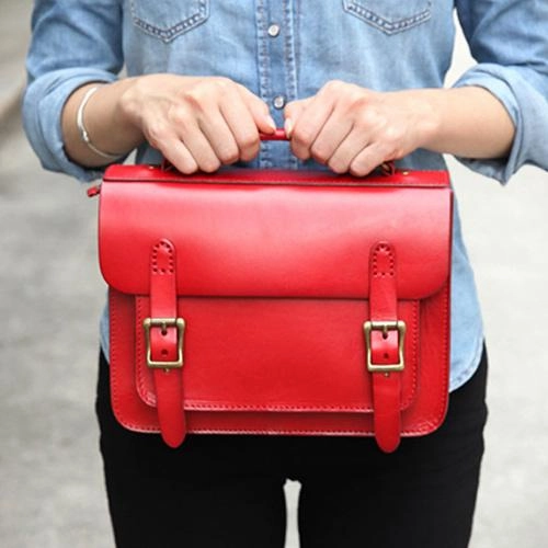 Handmade Womens Leather Satchel Shoulder Bag Cambridge Structured Satchel Handbag Purse for Men Casual Function