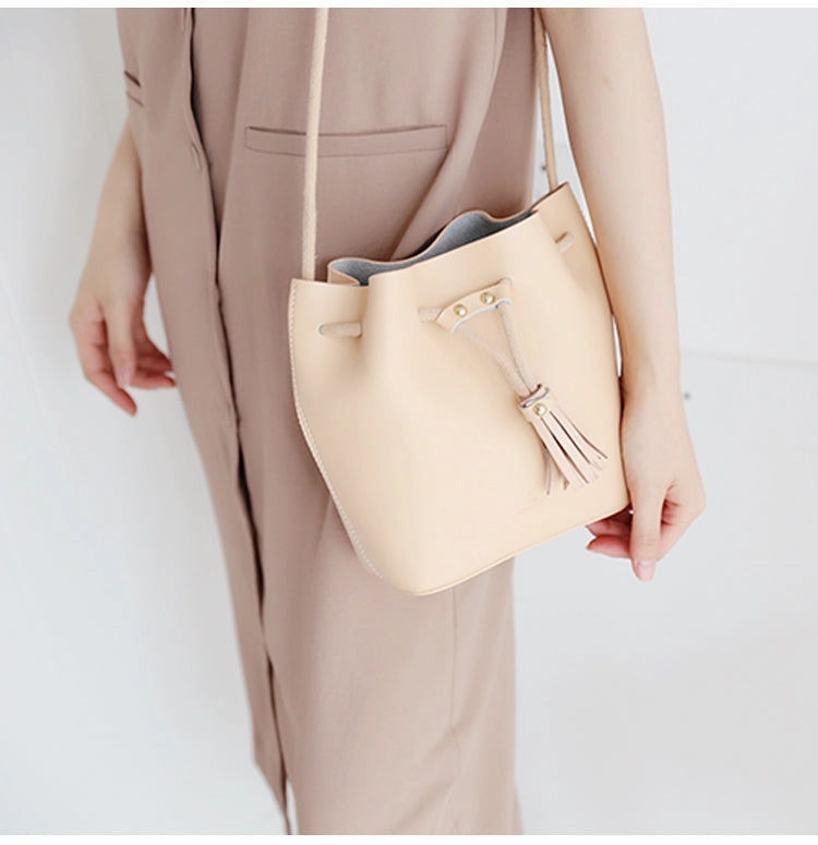 Stylish WOMENs Bucket Bag Purse LEATHER SHOULDER BAGs FOR WOMEN Effortless Style Fashion Lifestyle Accessory